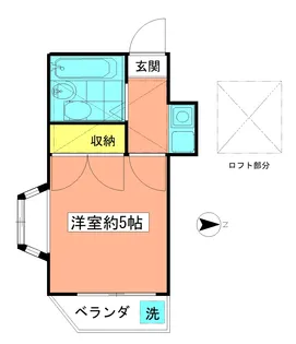 ナンポパレス【2階】の間取り