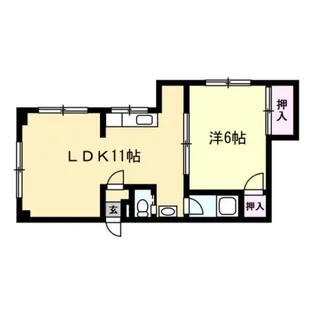 Glanz II【1階】の間取り