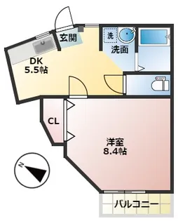グリーンヒル金指A【2階】の間取り
