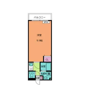 デュークフリー21【1階】の間取り