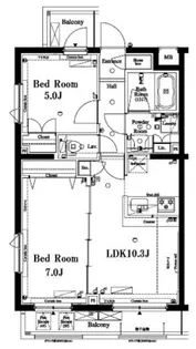 アクサス西新宿【4階】の間取り