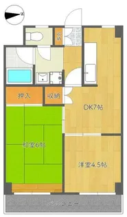 レジデンスオーク【2階】の間取り