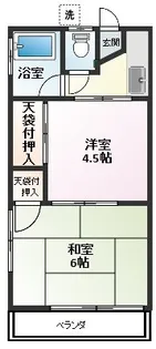 宮下荘【2階】の間取り