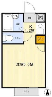 カーサ・ヴェルデ【1階】の間取り