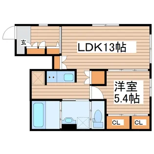 ちぐら【1階】の間取り