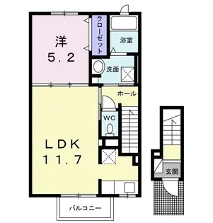 ウメミツハウス2【2階】の間取り