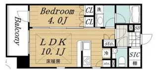 クレヴィア森下駅前【3階】の間取り