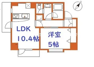 サンワイズ横浜【8階】の間取り