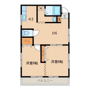 リヴレ【1階】の間取り