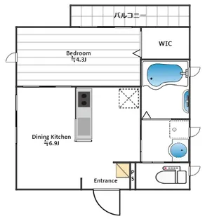 フォルトゥーナ【2階】の間取り