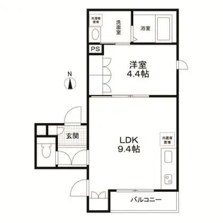 グレイス戸越【3階】の間取り