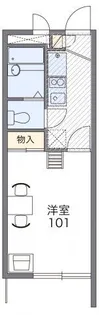 レオパレスU【3階】の間取り