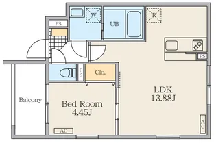 Alivis東日暮里【5階】の間取り