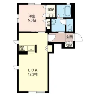 SHM メゾン・ブランシェ【1階】の間取り