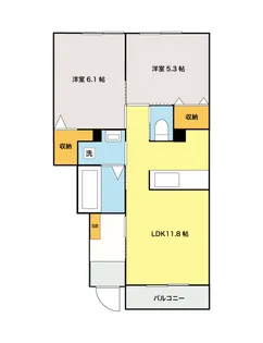 iiieTERRACE KOKUBO【1階】の間取り