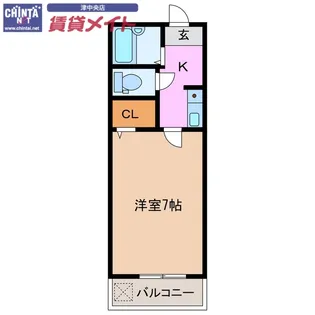 Pearly【2階】の間取り