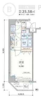 リヴシティ両国弐番館【8階】の間取り