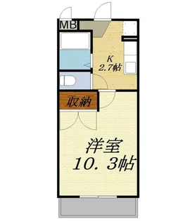 M・ウィル【1階】の間取り