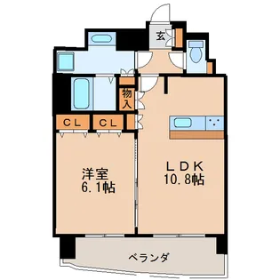 プレサンス桜通グレイス【11階】の間取り
