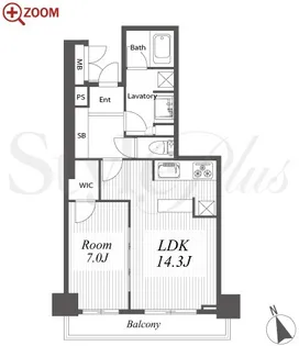 グランスイート千種タワー【2階】の間取り