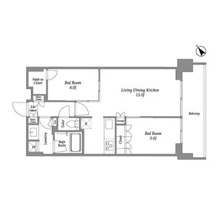シーズンフラッツ大森西【2階】の間取り