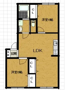 セレーノB【2階】の間取り