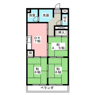小崎ビル【2階】の間取り