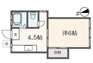 東泉一寮【2階】の間取り