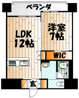 シャーメゾンステージ片野【4階】の間取り