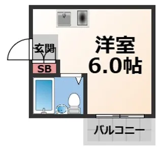サニーマンション【3階】の間取り