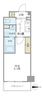 ドミール平和台【1階】の間取り