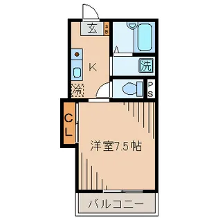 タウンハウス【1階】の間取り