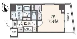 L-Flat三田【10階】の間取り