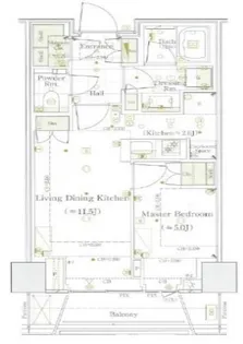 パークコート神宮北参道ザタワー パークコート神宮北参道 ザ タワー【8階】の間取り