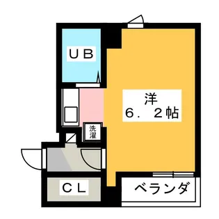 ガーデンコート湯島【6階】の間取り