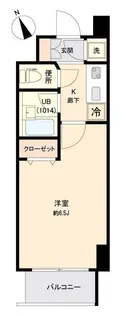 フォレシティ門前仲町【7階】の間取り