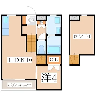 Le ciel 田上台【1階】の間取り