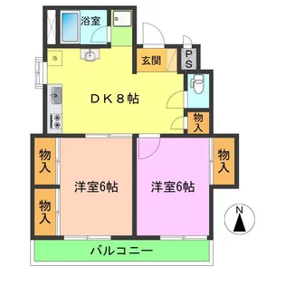 クラウンハウス【3階】の間取り