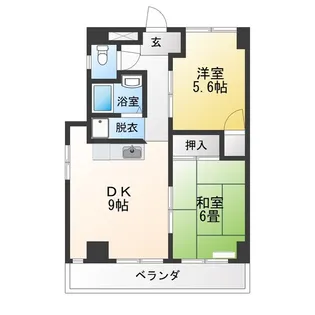 サンセット55【1階】の間取り