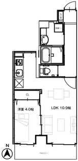 la perla【4階】の間取り