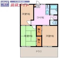 ファミーユオオタニ【1階】の間取り