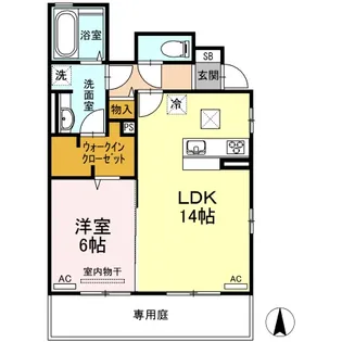 ソフィア【1階】の間取り
