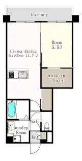 PROSPECT HAKATA【9階】の間取り