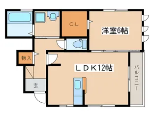ヴィラ・オルフェーヴル【2階】の間取り