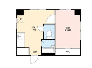 Dessert Inn KOYAMADAI【1階】の間取り