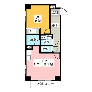 T’s Dream中村公園【6階】の間取り