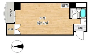 クレスト武庫川【2階】の間取り