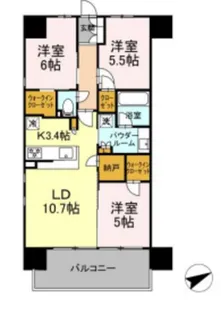 プレミスト新小岩ルネ【10階】の間取り