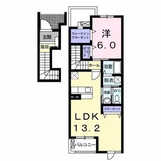 アムール・ボヌール【2階】の間取り