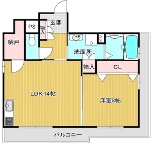 フレグラント【3階】の間取り